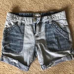 Free People denim shorts